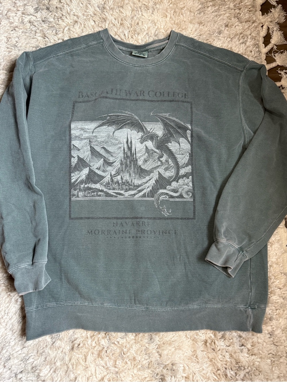 Comfort colors fourth wing sweatshirt